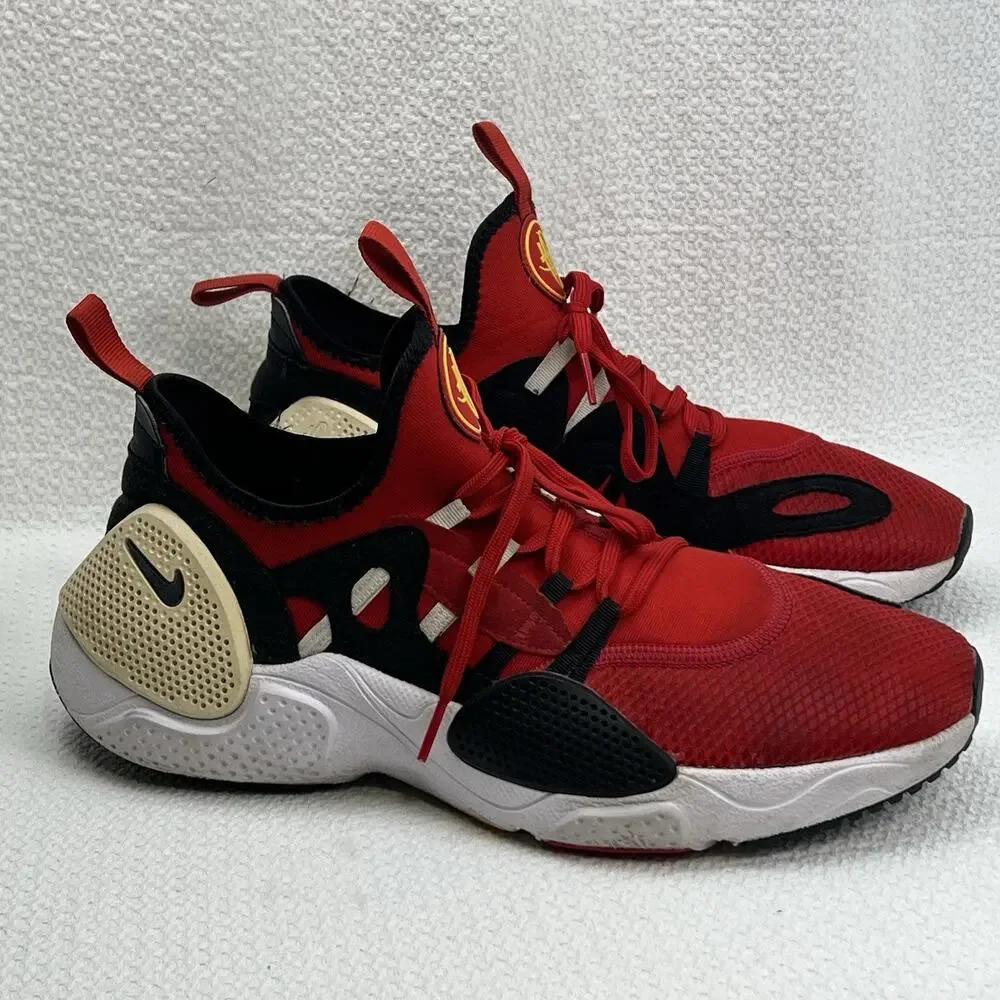 Nike Huarache E.D.G.E. TXT Men’s 9 Red Black AO1697-601 Running Sneakers